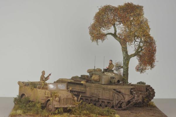 Tilburg, Pays Bas 1944 ; dio au 1/35 de Ludovic Fortin 